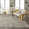 Homeroots 7 x 10 ft. Natural Leaves Indoor & Outdoor Area Rug 384959 - alternate 7